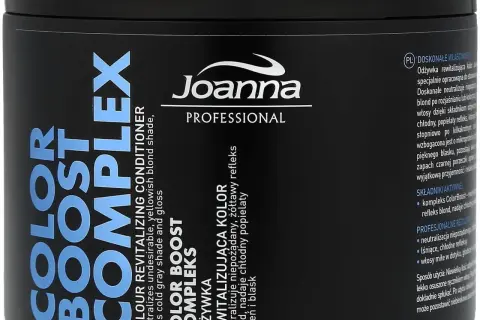 Joanna professional odżywka rewitalizująca kolor popielaty – uniknij żółtych tonów w blond włosach